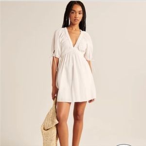 Abercrombie & Fitch Puff Sleeve Mini Dress
